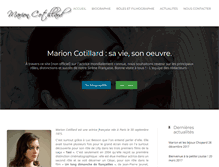 Tablet Screenshot of marion-cotillard.fr